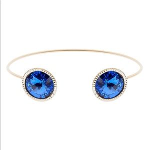 Ted Baker Ravenna Rivoli Crystal Cuff-Gold/Blue